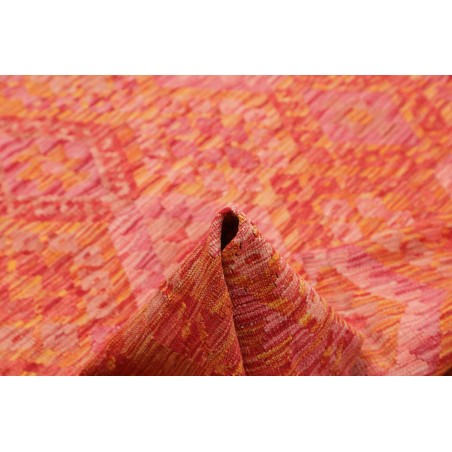 Tappeto Kilim Afghanistan rosso arancione 182x245