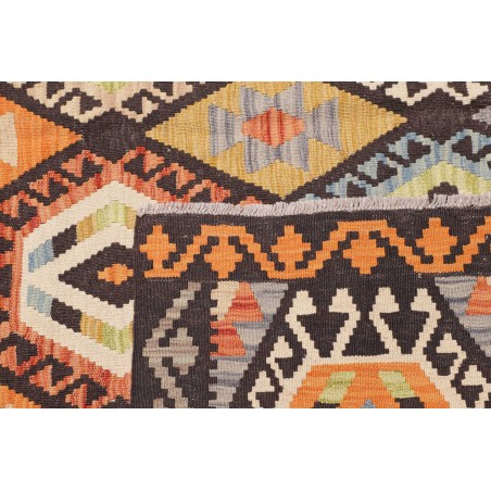 Tappeto Kilim Afghanistan marrone grigio 183x246