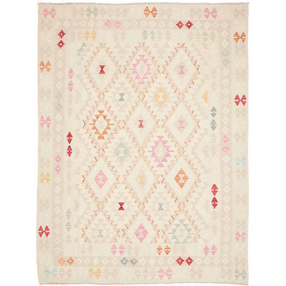 Tappeto Kilim Afghanistan bianco 177x235