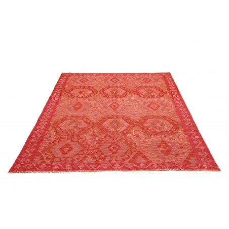 Tappeto Kilim Afghanistan rosso 174x239