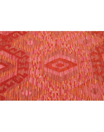 Tappeto Kilim Afghanistan rosso 174x239