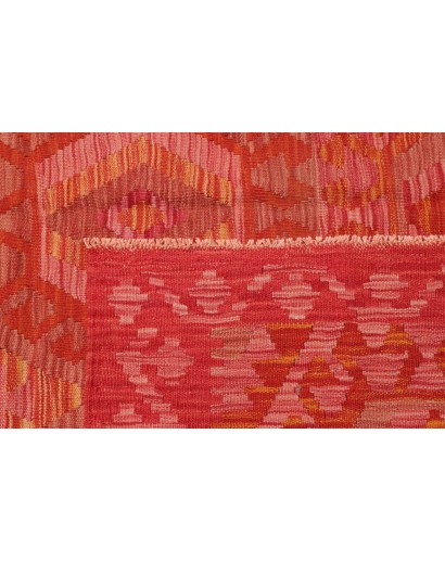 Tappeto Kilim Afghanistan rosso 174x239