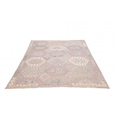 Tappeto Kilim Afghanistan beige bianco 177x240