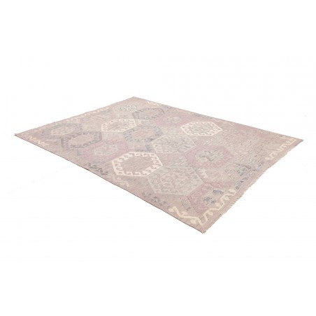 Tappeto Kilim Afghanistan beige bianco 177x240