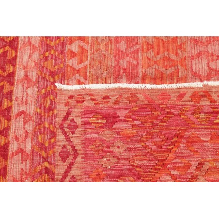 Tappeto Kilim Afghanistan rosso bianco 182x240