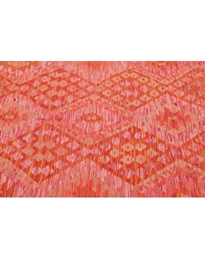 Tappeto Kilim Afghanistan rosso bianco 180x241