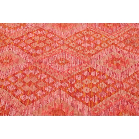 Tappeto Kilim Afghanistan rosso bianco 180x241