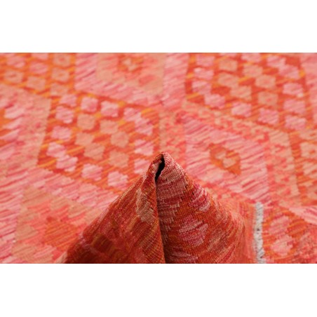 Tappeto Kilim Afghanistan rosso bianco 180x241