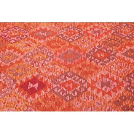 Tappeto Kilim Afghanistan rosso marrone 180x252