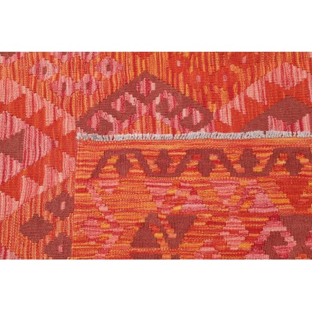 Tappeto Kilim Afghanistan rosso marrone 180x252