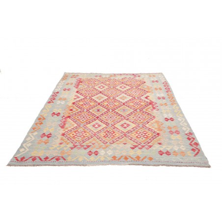 Tappeto Kilim Afghanistan beige arancione 177x246
