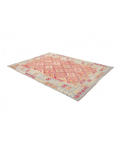 Tappeto Kilim Afghanistan beige arancione 177x246