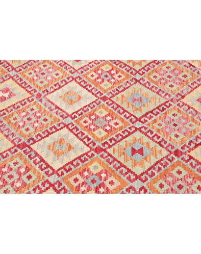 Tappeto Kilim Afghanistan beige arancione 177x246
