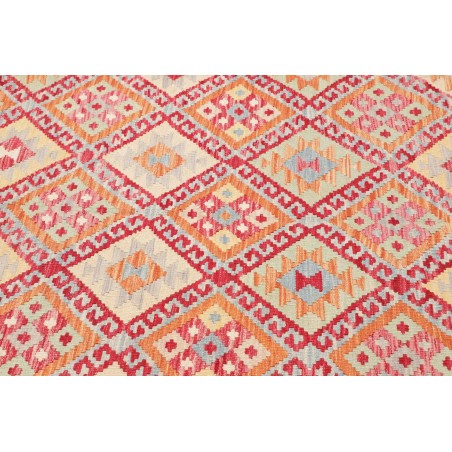 Tappeto Kilim Afghanistan beige arancione 177x246