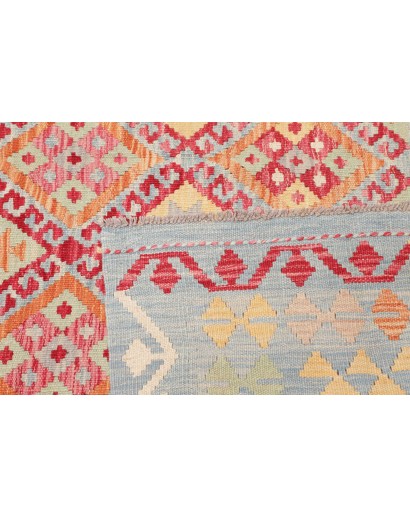 Tappeto Kilim Afghanistan beige arancione 177x246