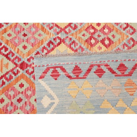 Tappeto Kilim Afghanistan beige arancione 177x246