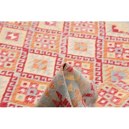 Tappeto Kilim Afghanistan beige arancione 177x246