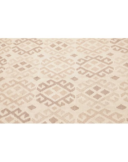 Tappeto Kilim Afghanistan bianco marrone 178x253