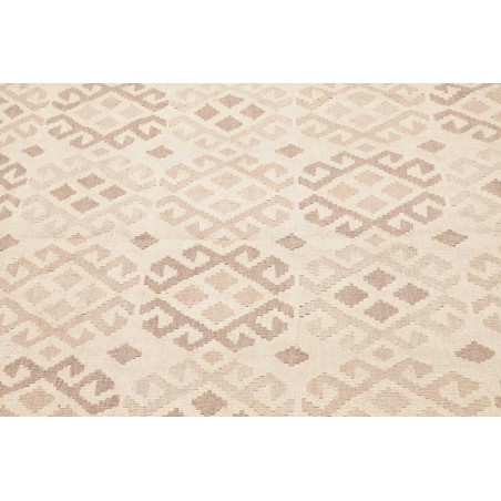 Tappeto Kilim Afghanistan bianco marrone 178x253