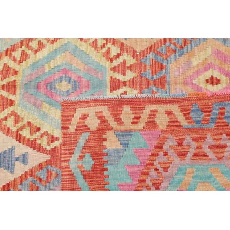 Tappeto Kilim Afghanistan marrone grigio 181x258