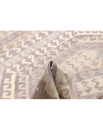 Tappeto Kilim Afghanistan beige bianco 177x241