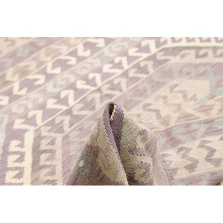 Tappeto Kilim Afghanistan beige bianco 177x241