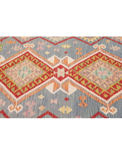 Tappeto Kilim Afghanistan beige bianco 156x211