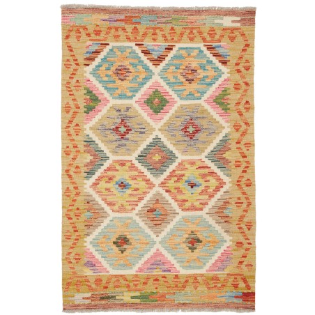 Tappeto Kilim Afghanistan marrone 80x123