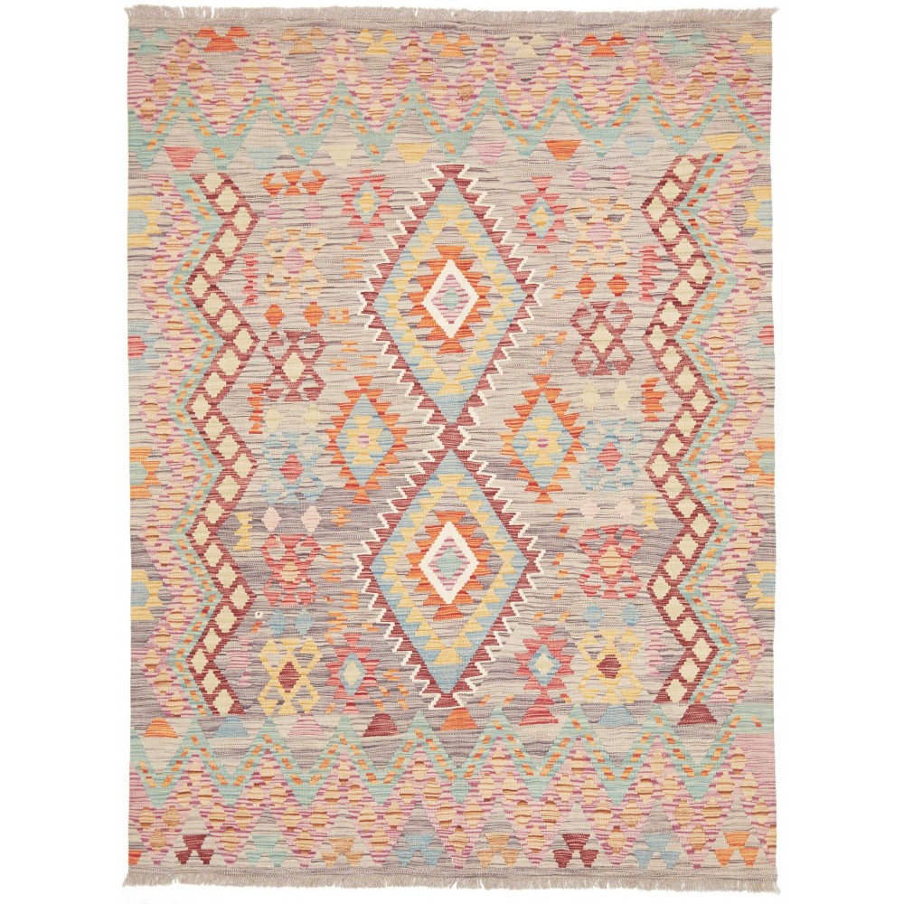 Tappeto Kilim Afghanistan beige marrone 150x198
