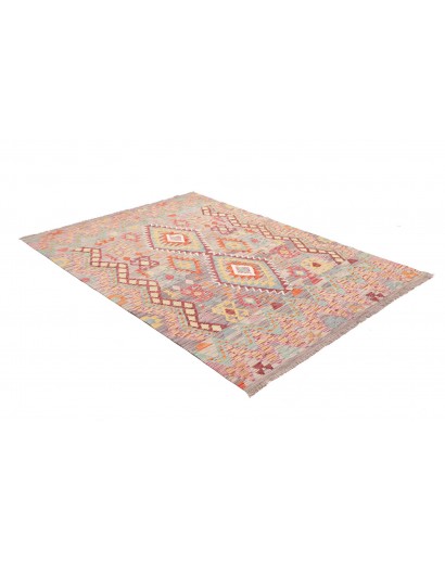 Tappeto Kilim Afghanistan beige marrone 150x198