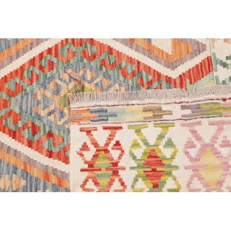 Tappeto Kilim Afghanistan beige azzurro 149x205