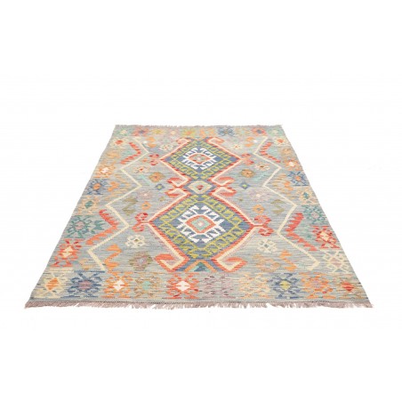 Tappeto Kilim Afghanistan beige grigio 146x206