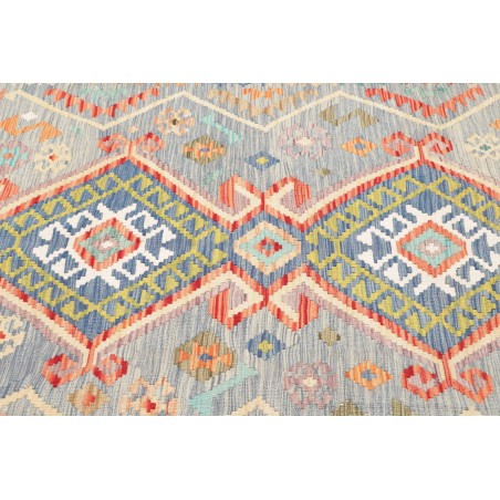 Tappeto Kilim Afghanistan beige grigio 146x206