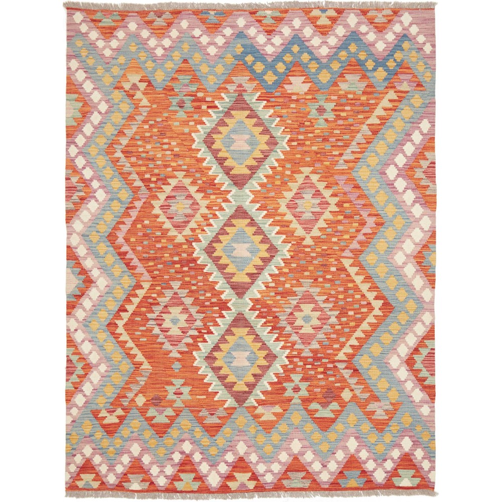 Tappeto Kilim Afghanistan marrone 152x201