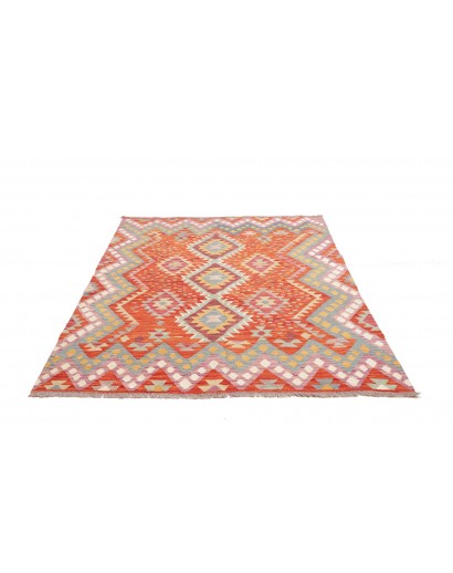 Tappeto Kilim Afghanistan marrone 152x201