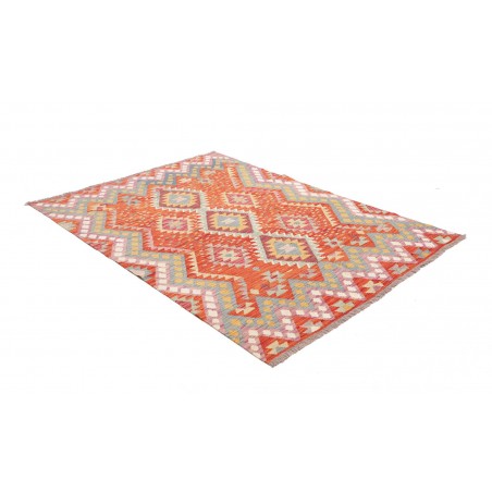 Tappeto Kilim Afghanistan marrone 152x201