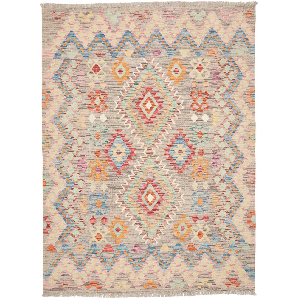 Tappeto Kilim Afghanistan beige marrone 149x201