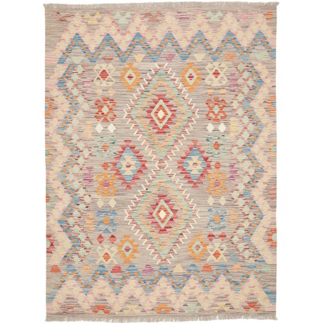 Tappeto Kilim Afghanistan beige marrone 149x201