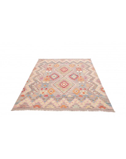 Tappeto Kilim Afghanistan beige marrone 149x201