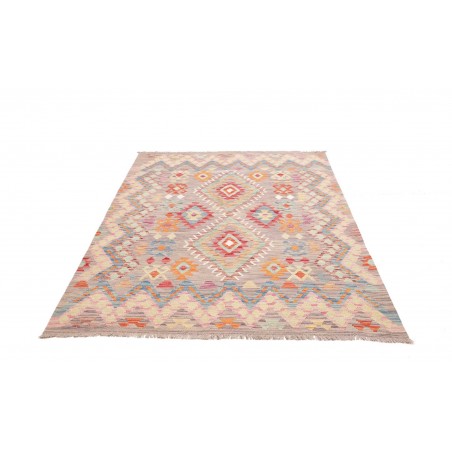 Tappeto Kilim Afghanistan beige marrone 149x201