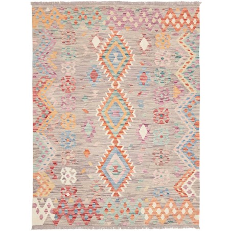 Tappeto Kilim Afghanistan beige marrone 149x199