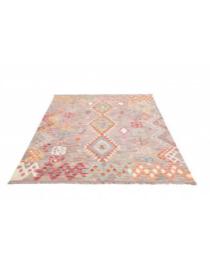 Tappeto Kilim Afghanistan beige marrone 149x199