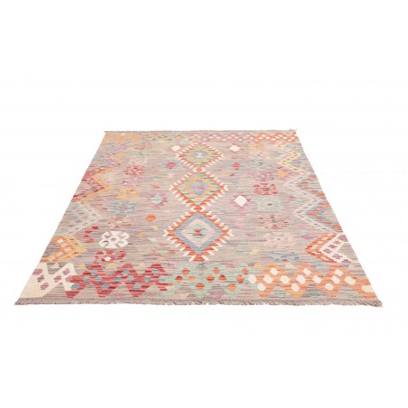 Tappeto Kilim Afghanistan beige marrone 149x199