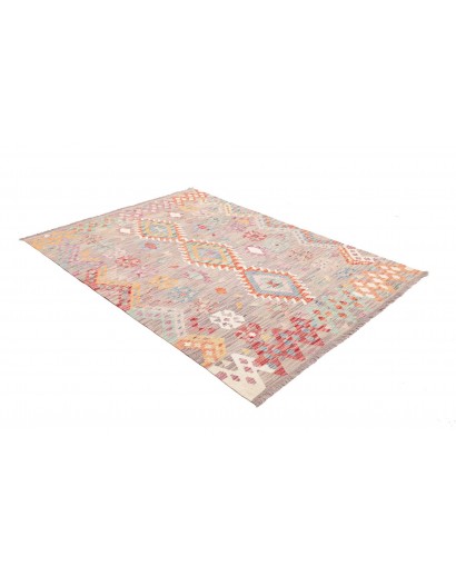 Tappeto Kilim Afghanistan beige marrone 149x199