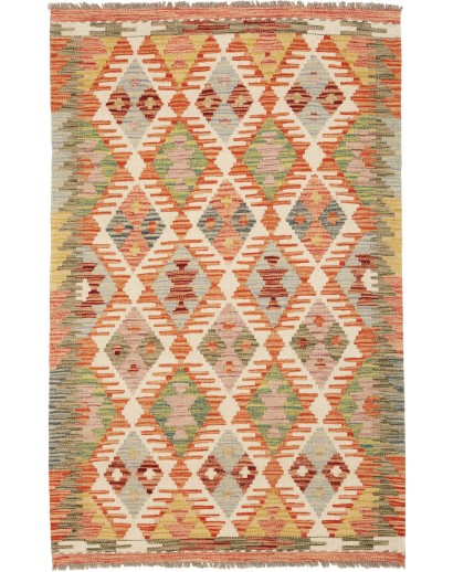 Tappeto Kilim Afghanistan marrone 83x130