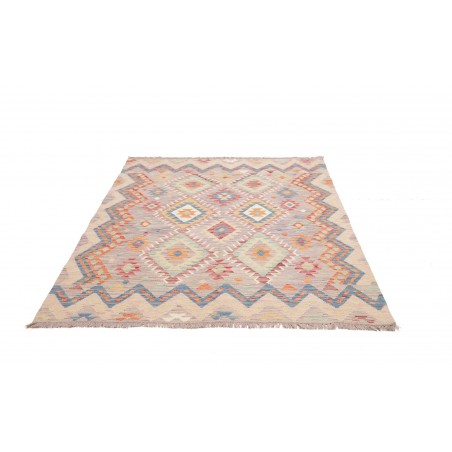 Tappeto Kilim Afghanistan beige marrone 152x195