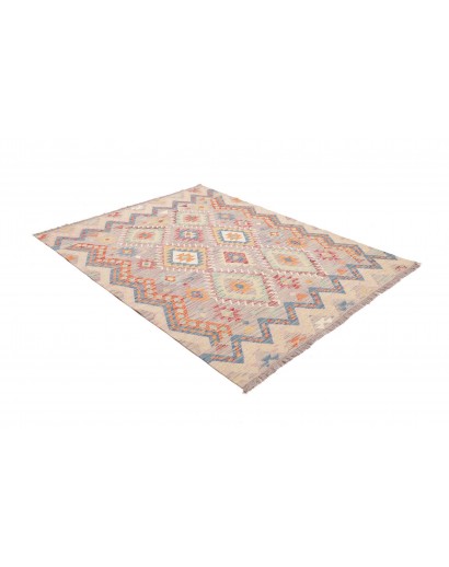 Tappeto Kilim Afghanistan beige marrone 152x195