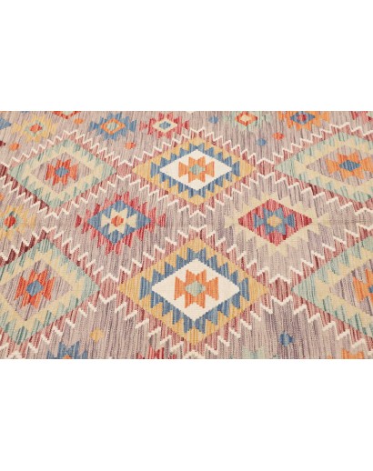 Tappeto Kilim Afghanistan beige marrone 152x195