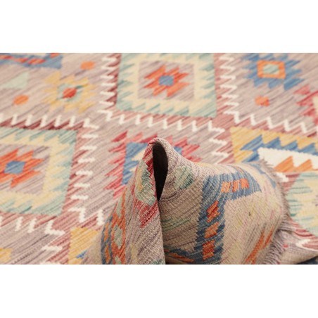 Tappeto Kilim Afghanistan beige marrone 152x195