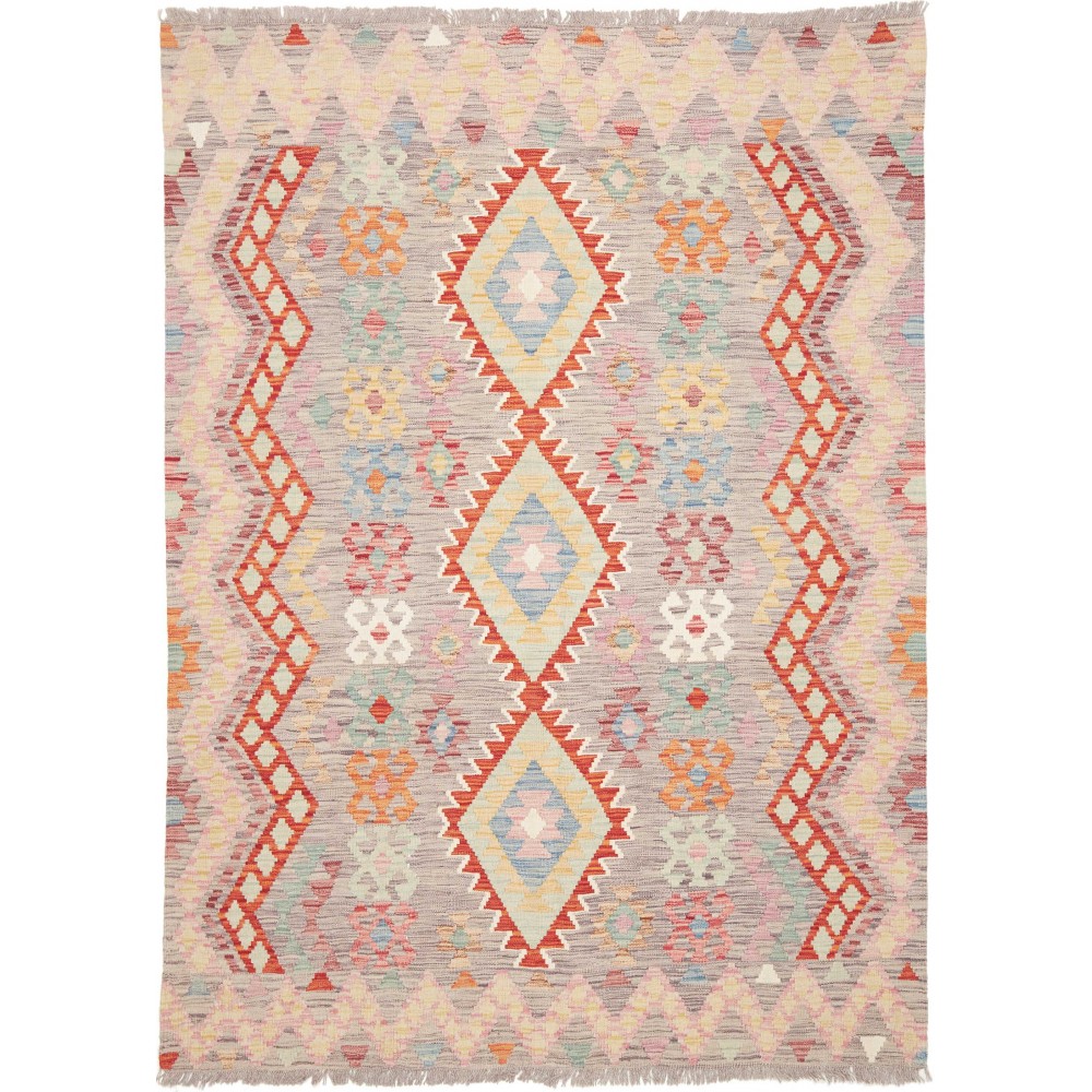 Tappeto Kilim Afghanistan beige marrone 152x210